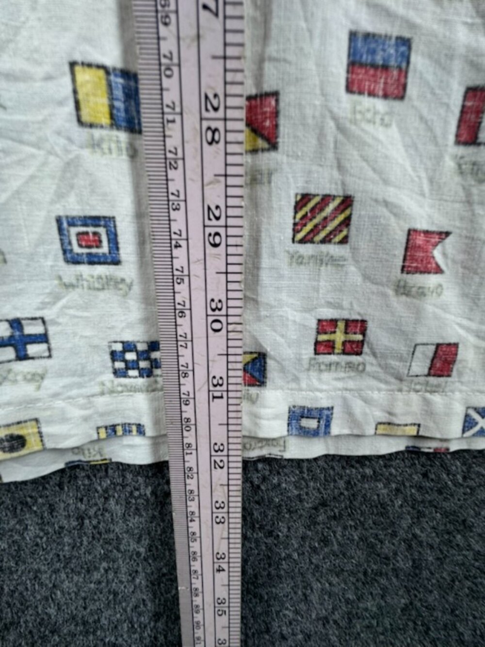 Reyn Spooner Nautical Flags Countries Pullover 2XL Button-Down Short Sleeve Men - Picture 8 of 16